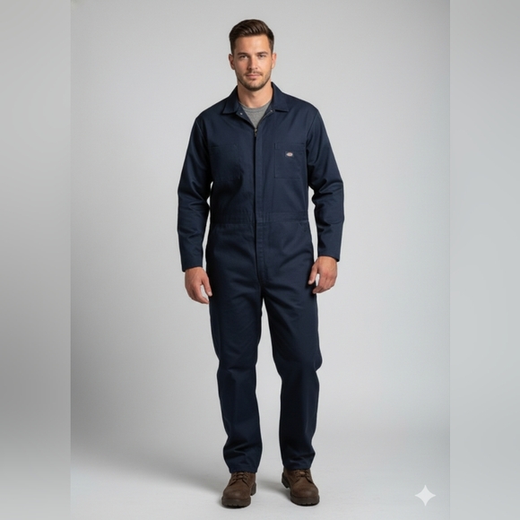 Dickies Other - NWT DICKIES Canvas Full Zip Work Coveralls Boiler Suit Men SZ 2XLT